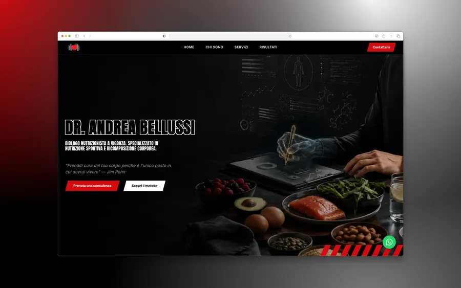 Anteprima del progetto Andrea Bellussi Nutrizionista