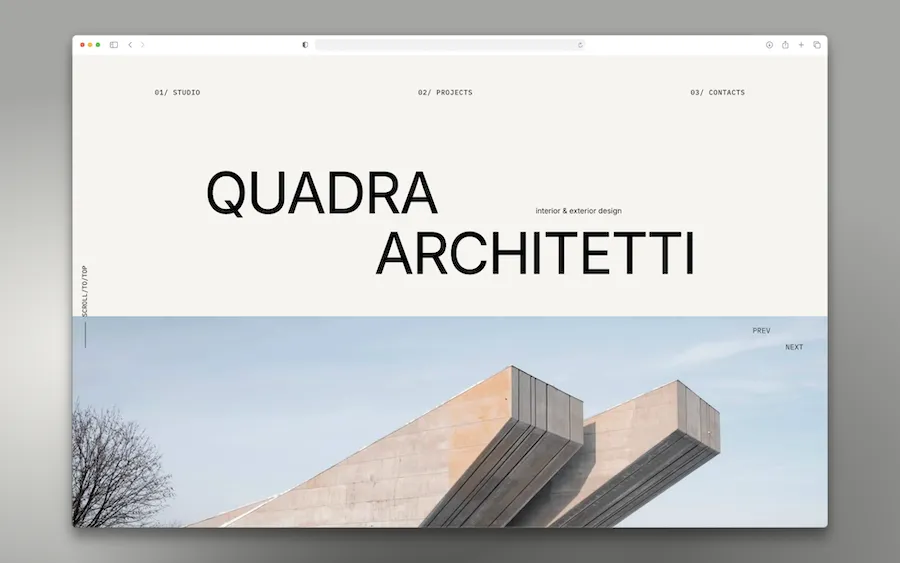Anteprima di Template Studio di Architettura