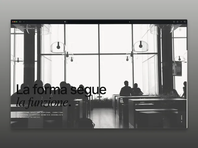 Template Studio di Architettura
