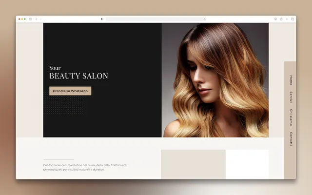Template Salone di Bellezza