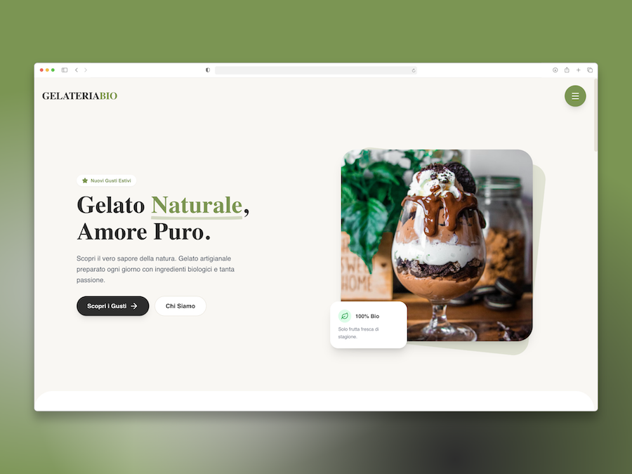 Template Gelateria