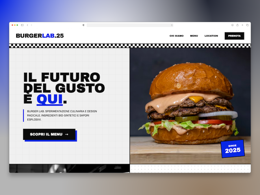 Template per Hamburgeria