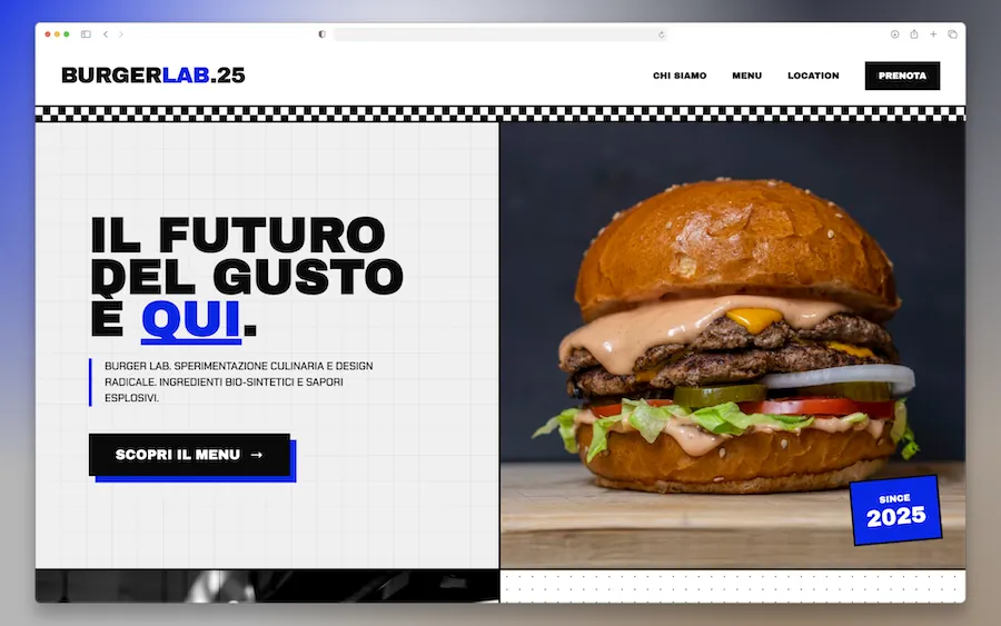 Anteprima di Template per Hamburgeria