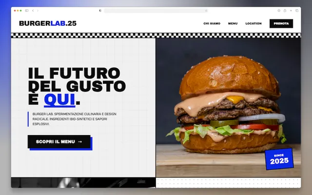 Template per Hamburgeria